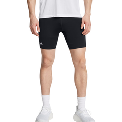 Under Armour UA Launch Calzamaglia ½ Uomo Black/White – Pantaloncino Running 20cm Compressione Leggera