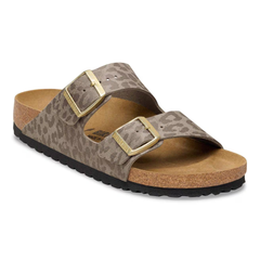 Birkenstock Arizona Synthetik – SYN Leo Grey Taupe Donna