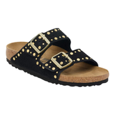 Birkenstock Arizona Rivet – Sandalo in Pelle Scamosciata con Rivetti