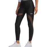 Under Armour HeatGear® Mesh Leggings Compressione Donna Ultimate Black/White – Allenamento Traspiranti Anti-Sudore