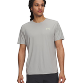 Under Armour UA Explor Trail Run Ultra Lightweight - Maglia Running Uomo Titanium/Fade Green