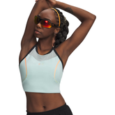 Under Armour UA Velociti Elite Canotta Crop Donna Refresh Mint - Top Running Traspirante