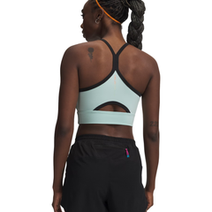 Under Armour UA Velociti Elite Canotta Crop Donna Refresh Mint - Top Running Traspirante