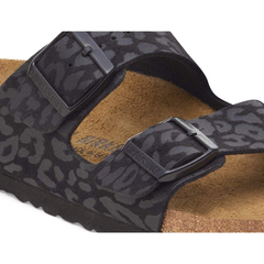 Birkenstock Arizona – Sandalo in Materiale Sintetico con Stampa Leopardata