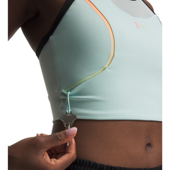Under Armour UA Velociti Elite Canotta Crop Donna Refresh Mint - Top Running Traspirante