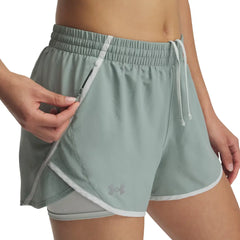 Pantaloncini Under Armour Fly By 2in1 Donna