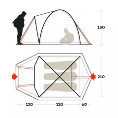 Tenda da campeggio Ferrino SHABA 3