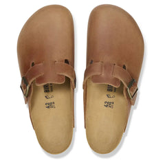 Birkenstock Boston cognac oiled leather