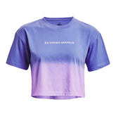T-Shirt Under Armour Branded Dip Dye Crop w