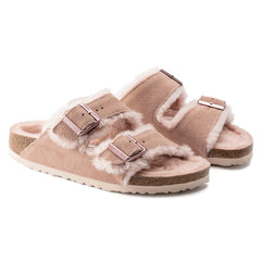 Birkenstock Arizona shearling light rose