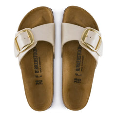 Birkenstock Madrid Big Buckle pearly white