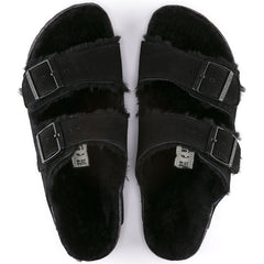 Birkenstock Arizona shearling black