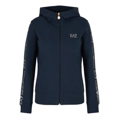Felpe EA7 Shiny con zip donna