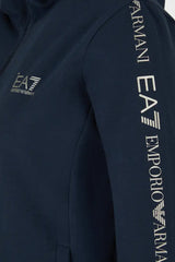 Felpe EA7 Shiny con zip donna