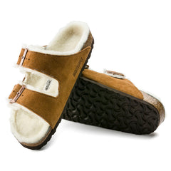 Birkenstock arizona shearling mink