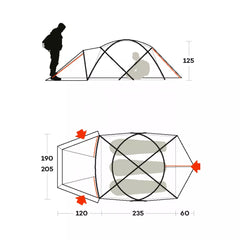 Tenda da campeggio Ferrino SNOWBOUND 3