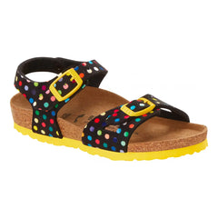 Birkenstock Rio digital dots black Bambina