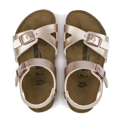 Birkenstock Rio electric metallic copper Bambina