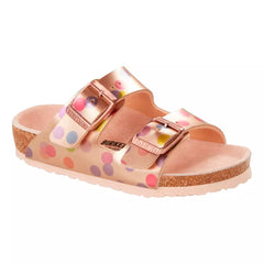 Birkenstock Arizona metallic dots copper Bambina