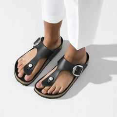 Birkenstock Gizeh Big Buckle black Donna