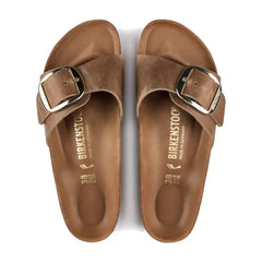 Birkenstock Madrid Big Buckle cognac