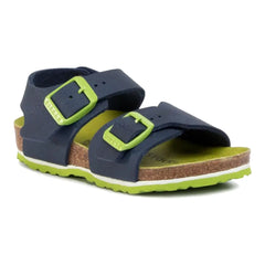 Birkenstock New York desert soil vibrant blue Bambino