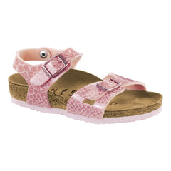 Birkenstock Rio magic snake rose Bambina