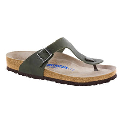 Birkenstock Gizeh desert soil green