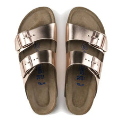 Birkenstock Arizona metallic copper