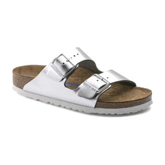 Birkenstock Arizona metallic silver