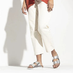 Birkenstock Arizona metallic silver