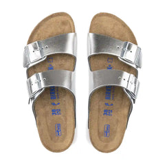 Birkenstock Arizona metallic silver
