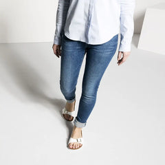 Birkenstock Madrid patent white