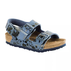 Birkenstock Milano colour sprays blue Bambino