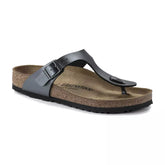 Birkenstock Gizeh metallic black