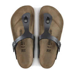Birkenstock Gizeh metallic black