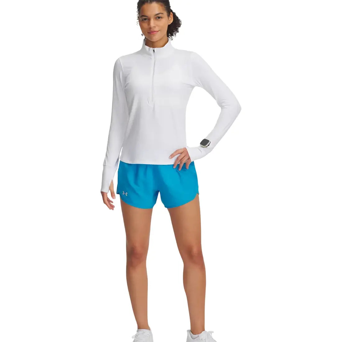 Pantaloncini Under Armour Fly By 8cm Donna