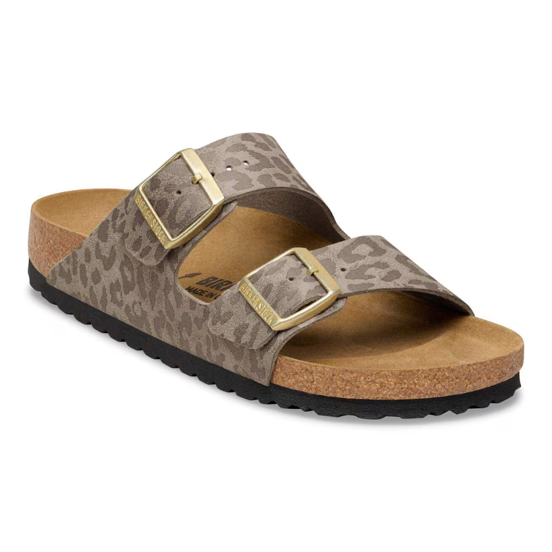 Birkenstock Arizona Synthetik – SYN Leo Grey Taupe Donna
