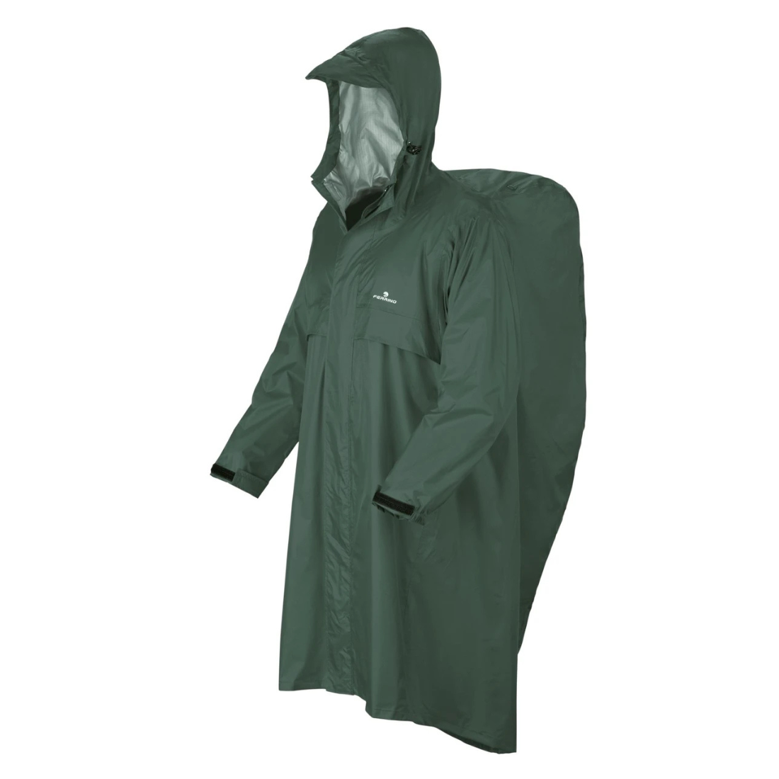 Ferrino Trekker Ripstop L/XL – Mantella Antipioggia Trekking Verde