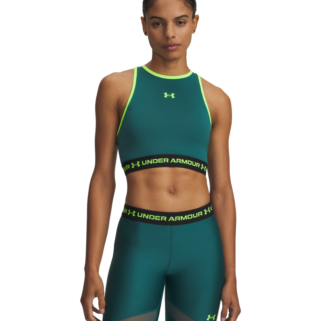 Under Armour HeatGear® Mesh Canotta Donna – Racer Nera Training