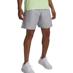 Under Armour UA Tech Woven Wordmark Shorts 21 cm Uomo Rack Green/Black - Pantaloncini Allenamento