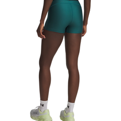 Under Armour HeatGear® Mesh Shorty Donna Ultimate Black/White — Shorts Compressione Traspiranti