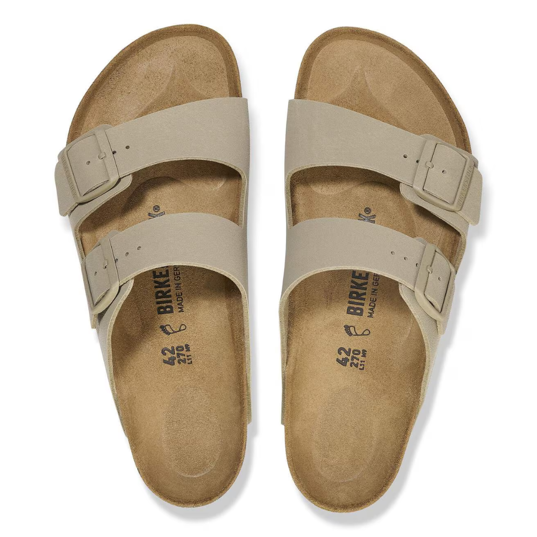 Birkenstock Arizona Birko-Flor -Faded Khaki