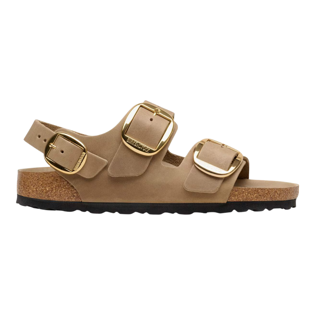 Birkenstock Milano Big Buckle – Sandalo in Pelle Nabuk Oliata