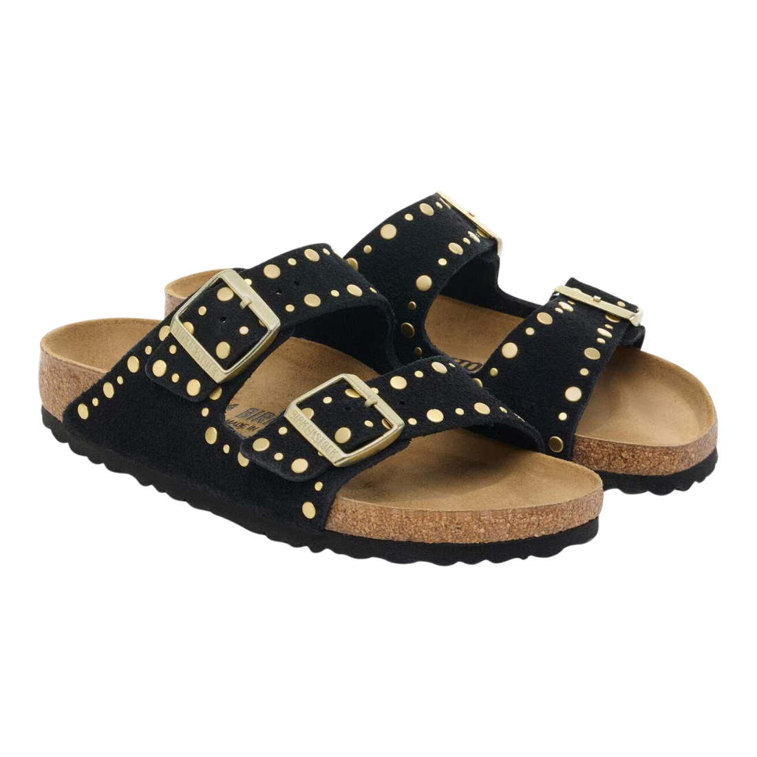 Birkenstock Arizona Rivet – Sandalo in Pelle Scamosciata con Rivetti