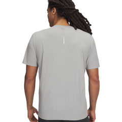 Under Armour UA Explor Trail Run Ultra Lightweight - Maglia Running Uomo Titanium/Fade Green