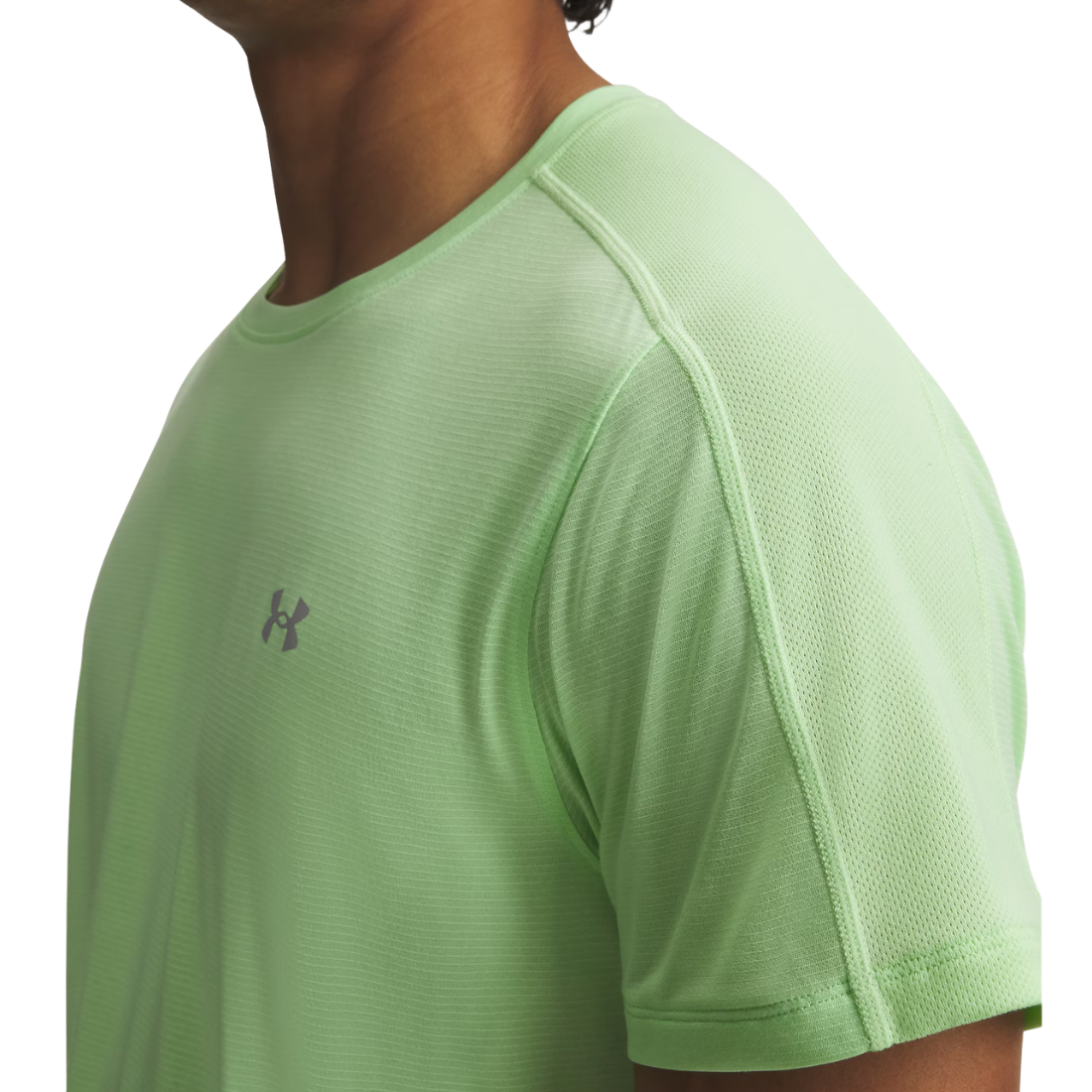 Under Armour UA Velociti Reflect Maglia Running Uomo Lumos Lime/Reflective - Maniche Corte Traspirante