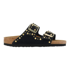 Birkenstock Arizona Rivet – Sandalo in Pelle Scamosciata con Rivetti