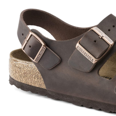 Birkenstock Milano – Sandalo in Pelle Nabuk Oliata