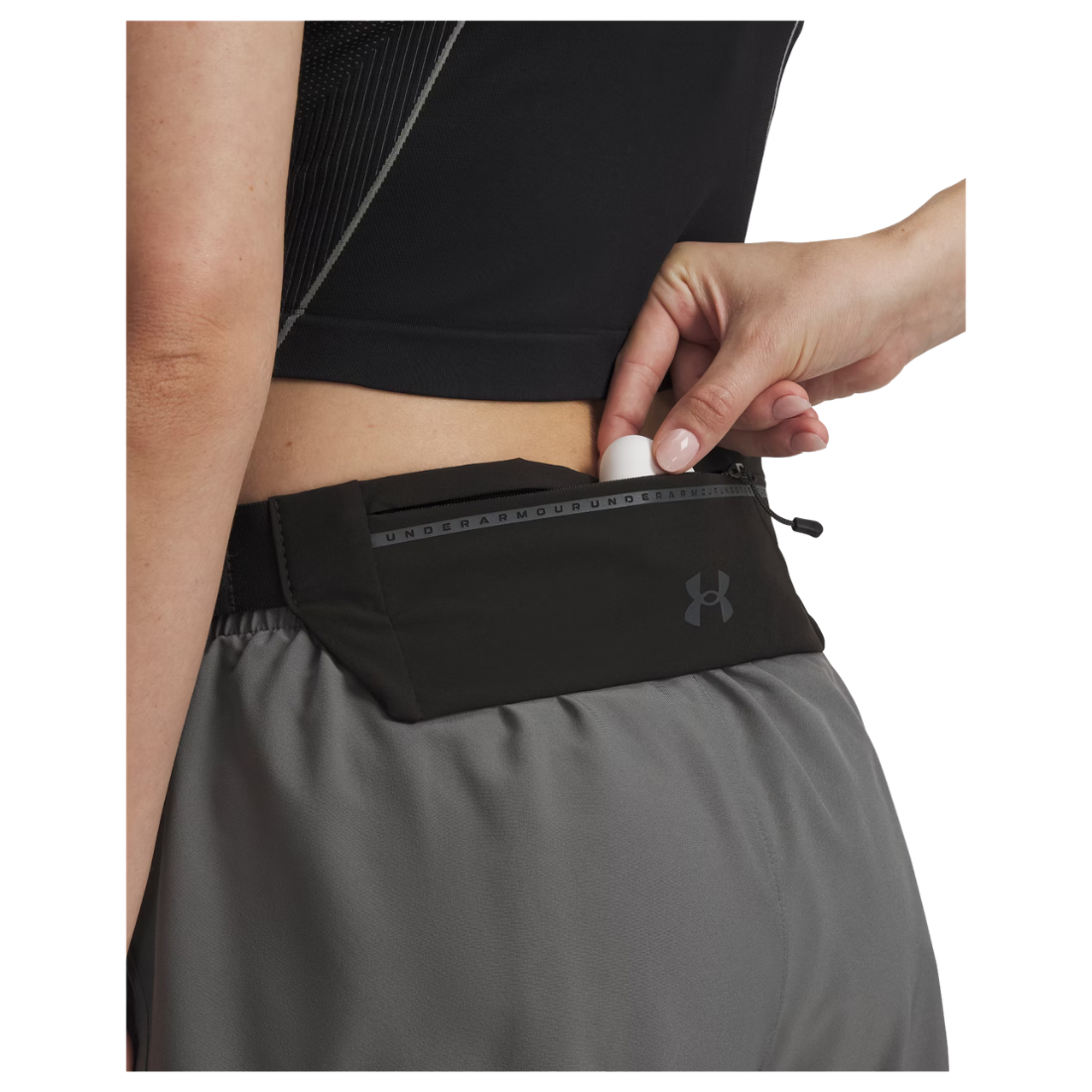 Under Armour UA Velociti Run Belt – Cintura Running Nera Anti-rimbalzo